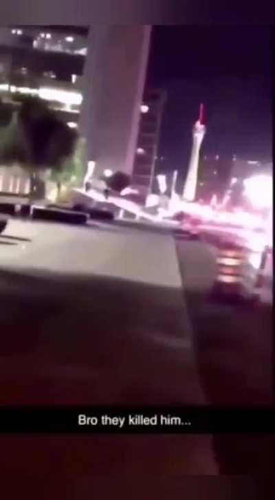 Las Vegas residents claim that the soldiers of the National Guard opened fire on protesters.