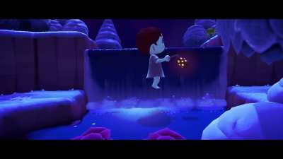 Stranger by the waterfall