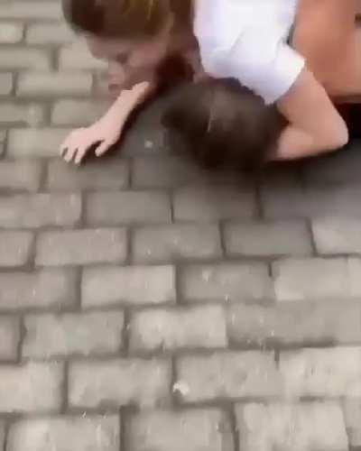 Bjj girl beats up bully