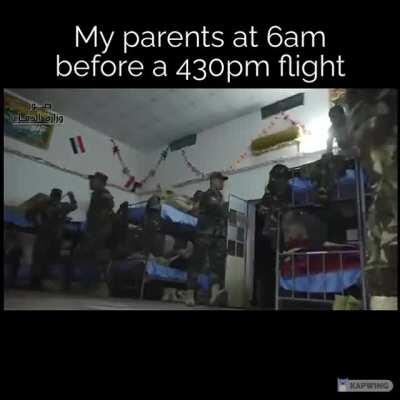 We’re gonna be late