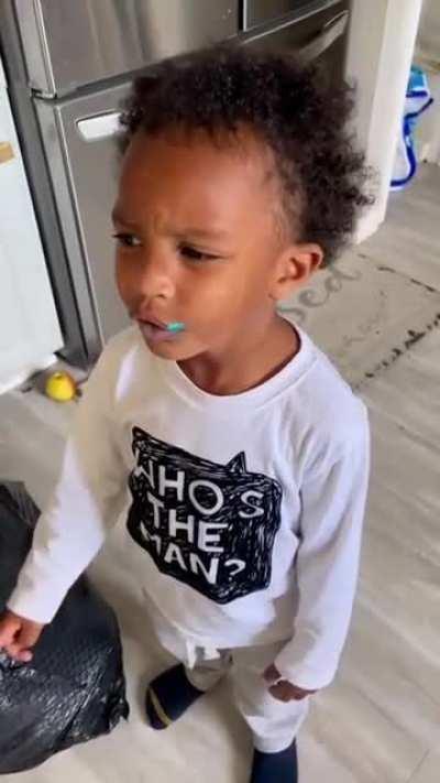 to lie about eating cake