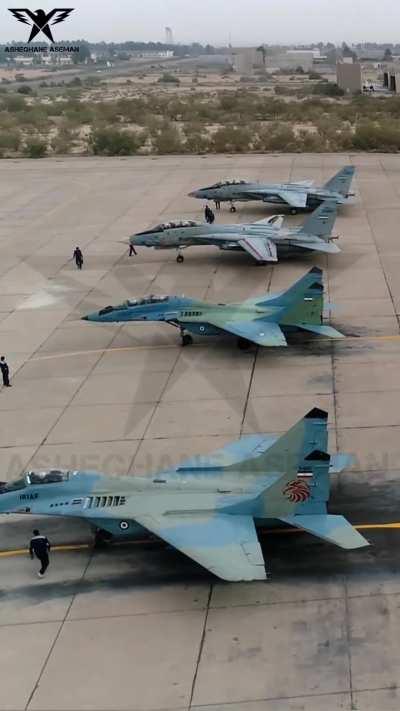 Iranian F-14 and Mig-29