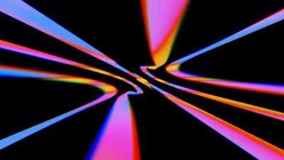 [A]bstract Psychedelic Loop With Vibrant Colours - Trippy Torus