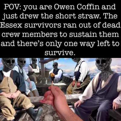 In reality there were actually 4 men left at the time