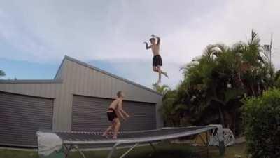 WCGW doing a quadruple front flip