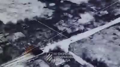 Footage of the Ukrainian 3rd Assault Brigade repelling a Russian assault in the Kharkiv Oblast.