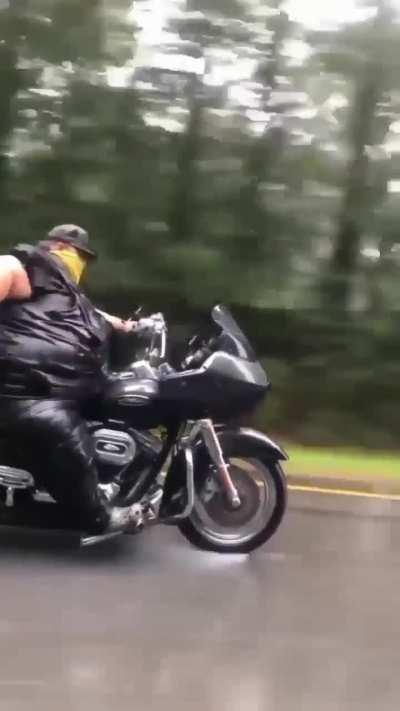 Absolute unit of a biker