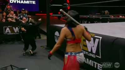 Meanwhile on Dynamite: the TBS Women's Championship Tournament: Nyla Rose vs Hikaru Shida!