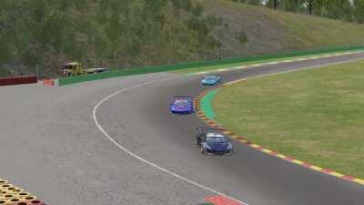 When you set the rear wing to negative