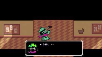 Ralsei shoots up Susies School