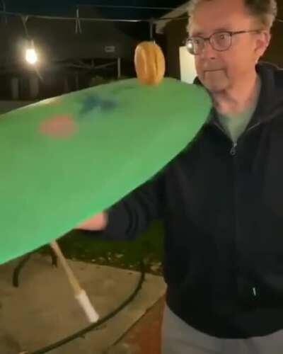 Professional Cheeseburger Spinning