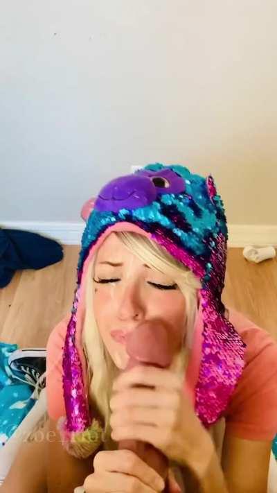 We got high then he gave me a big facial ;)