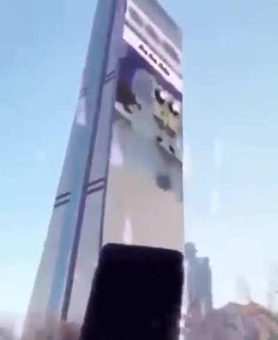 Hell yea, him (spang bang) be chromecasted onto a tower