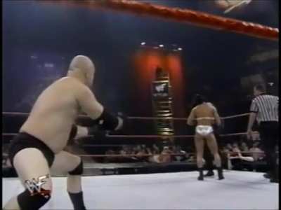 Chyna gets blindsided with a Spear! | WWF Sunday Night Heat (February 28, 1999)