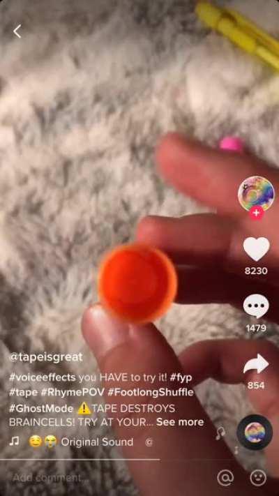 How to make a tape cigarette