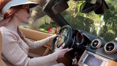 Tits out. Eyes on the road