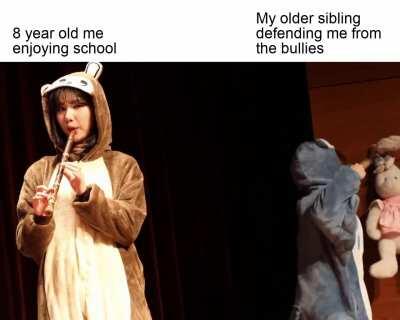 Thanks older sibling!