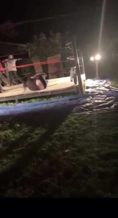 Backyard Wrestling gone wrong...