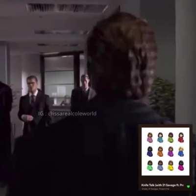 How I be listening to 21’s verse on Knife Talk in public