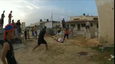 HMFT after I land on my head from a 15ft wall.