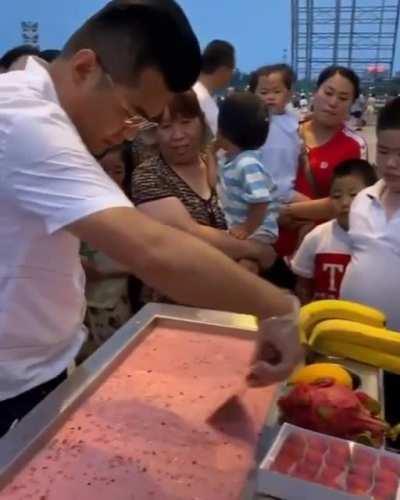 Watermelon chips look tasty