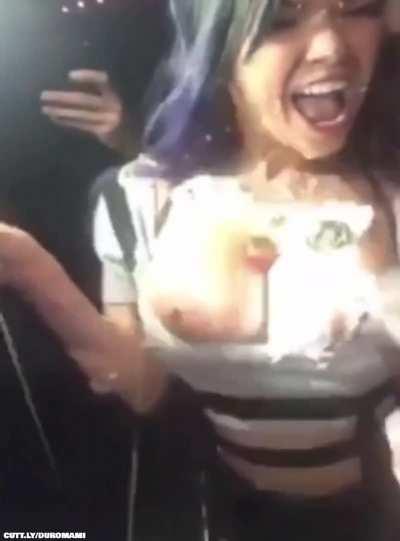 whipped cream and maple syrup