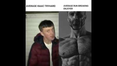 A meme i made today while breaking a run