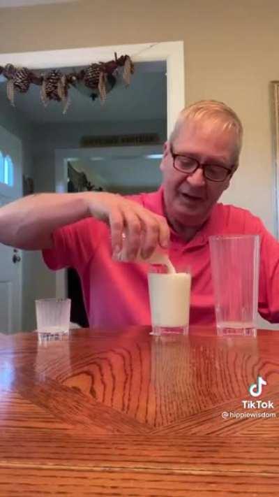 He just solved the world problem