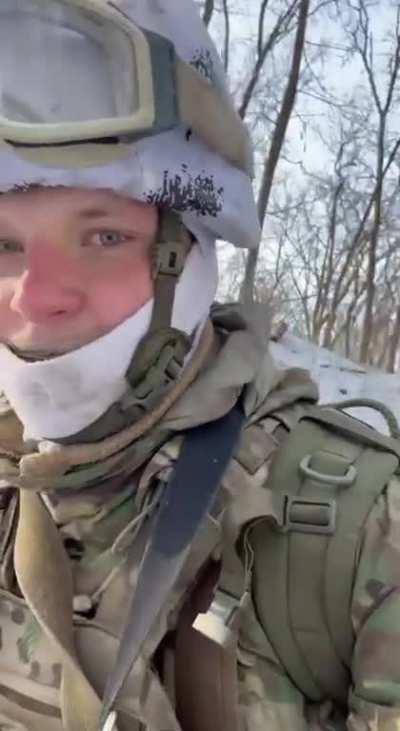 Bakhmut: Roman Trokhymets shows his sniper unit going together to clean up the area