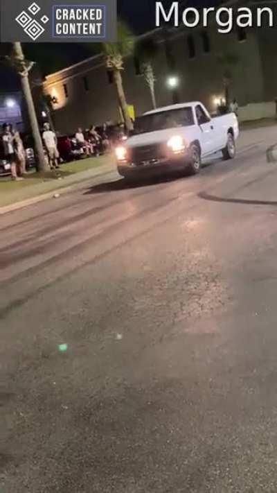 Idiot trying to show off.