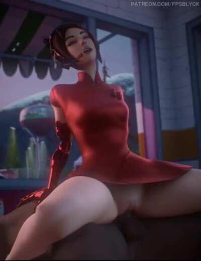 Demi riding (FPSBlyck)