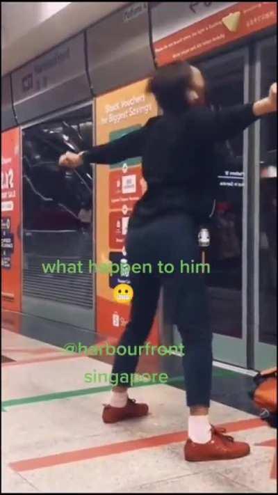 when waiting for the train