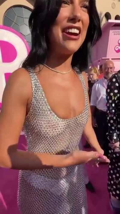 Glamour Magazine interview at the “Barbie” premiere (July 2023)