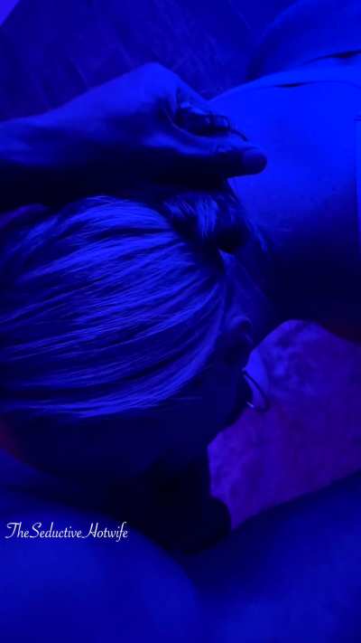 That pro athlete came to see me again and he help shoving my head down on his cock and holding it there. Turned me on so much, I grabbed his hand, put it on my head and told him to do it again. 😈