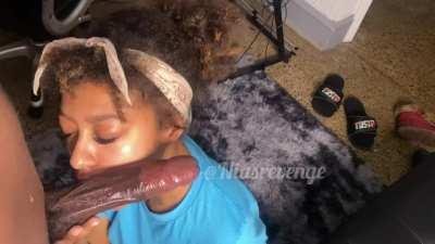 Suck him before he leave so no one else does 🤪