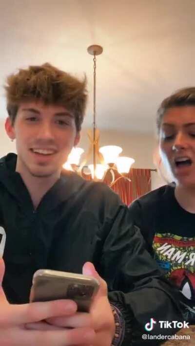 His soul LEFT his body when his dad shouted 🤣😭