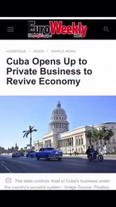 Didn’t want to do this, but found this golden video on tik tok. The socialism and communism subreddits would have done similar things if a country went more communist so... enjoy ;)