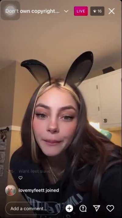 Our favorite TikTok foot friend Raneesa Marrero @inherbag_860 is live on Instagram!!