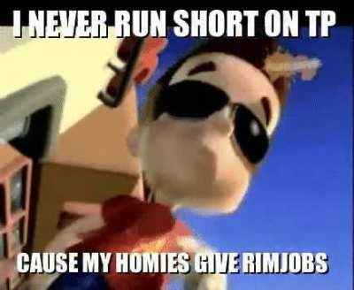 Time get a rimjob from the homies caw caw