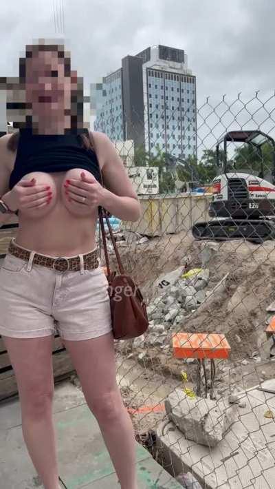 Giving the construction guys something to enjoy this weekend