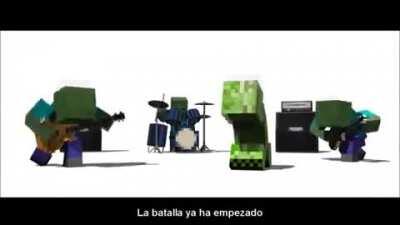 El hipno de paz de los minecraftianos