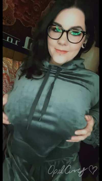 My velour jogger hides them so well