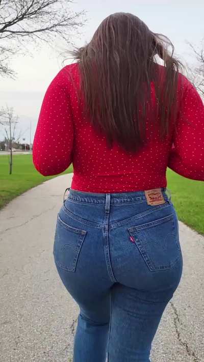 So… would you go for a walk with me if I wear these jeans?