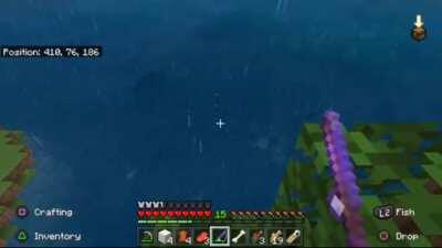 It's normal in Minecraft