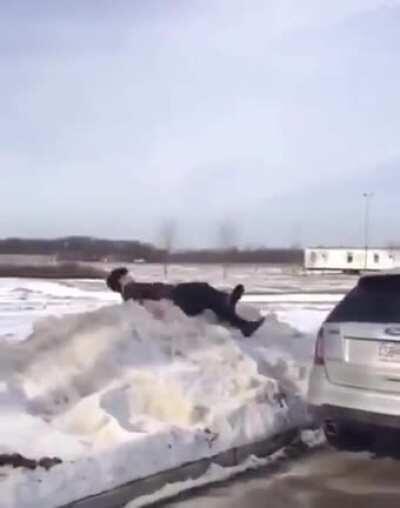 trusting snow too much