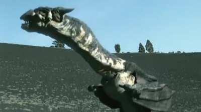 Tyrannosaurus vs Dragon