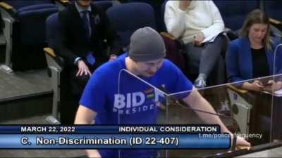 Liberal Meltdown at a City Council meeting. 😂