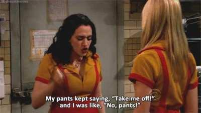 Kat Dennings should listen to her pants more often