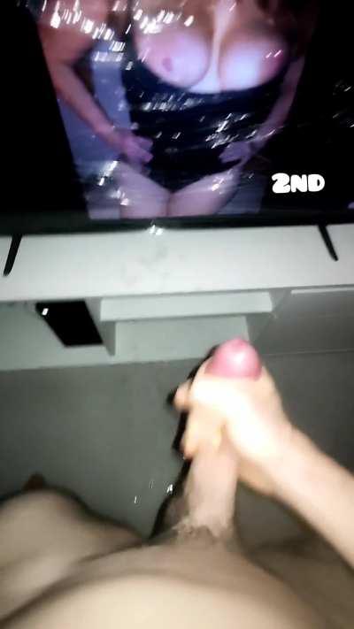 Three cumshots for this milf goddess