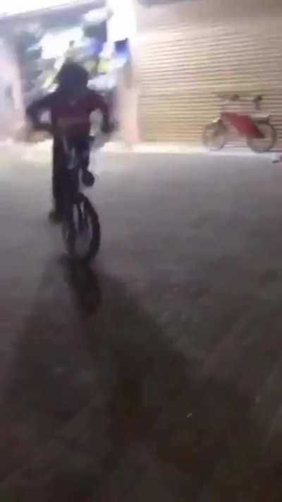 Searching for a red bike to buy